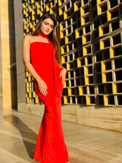 Red Gown Dress - Image 4