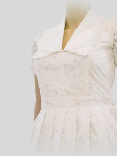 Cotton Cloud Dress – Unveiling Graceful Confidence - Image 3